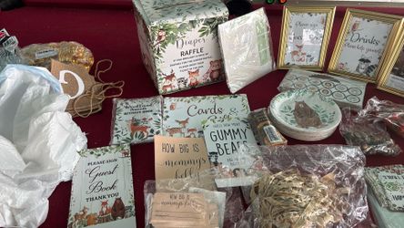 Woodland baby shower