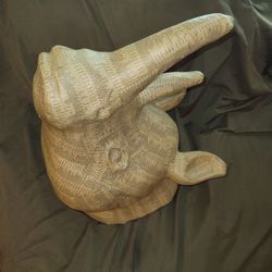 Paper Mache Rhino Head (Bust)