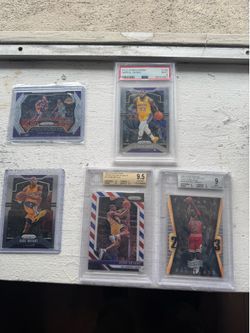Graded basket ball cards