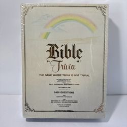 Bible Trivia: The Game Where Trivia Is Not Trivial 1984 New Sealed