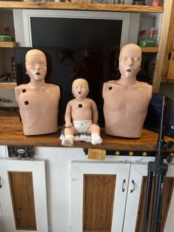 Adult,child,and infant, Preston manikins