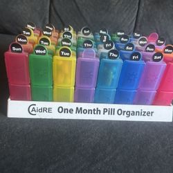Monthly Pill Organizer 