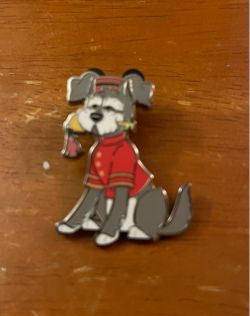 Cartoon Dog Bellhop Enamel Pin