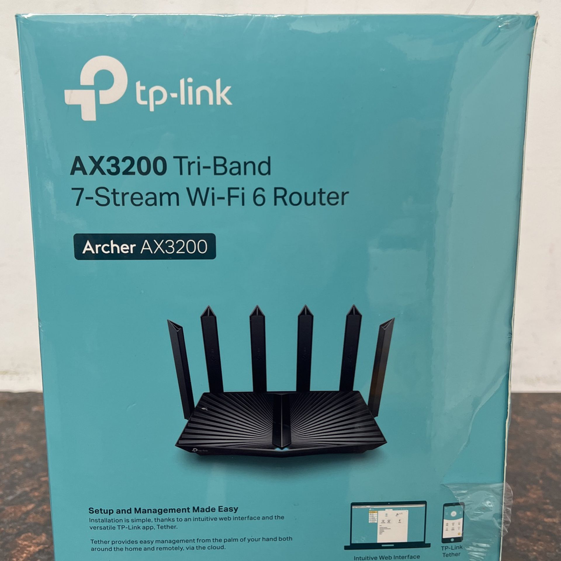 TP-Link Tri-Band 7 Stream AX3200 Wi-Fi 6 Router 