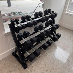 Dumbbell Set With Rack New In The Box ✅📦 Flash Fitness 