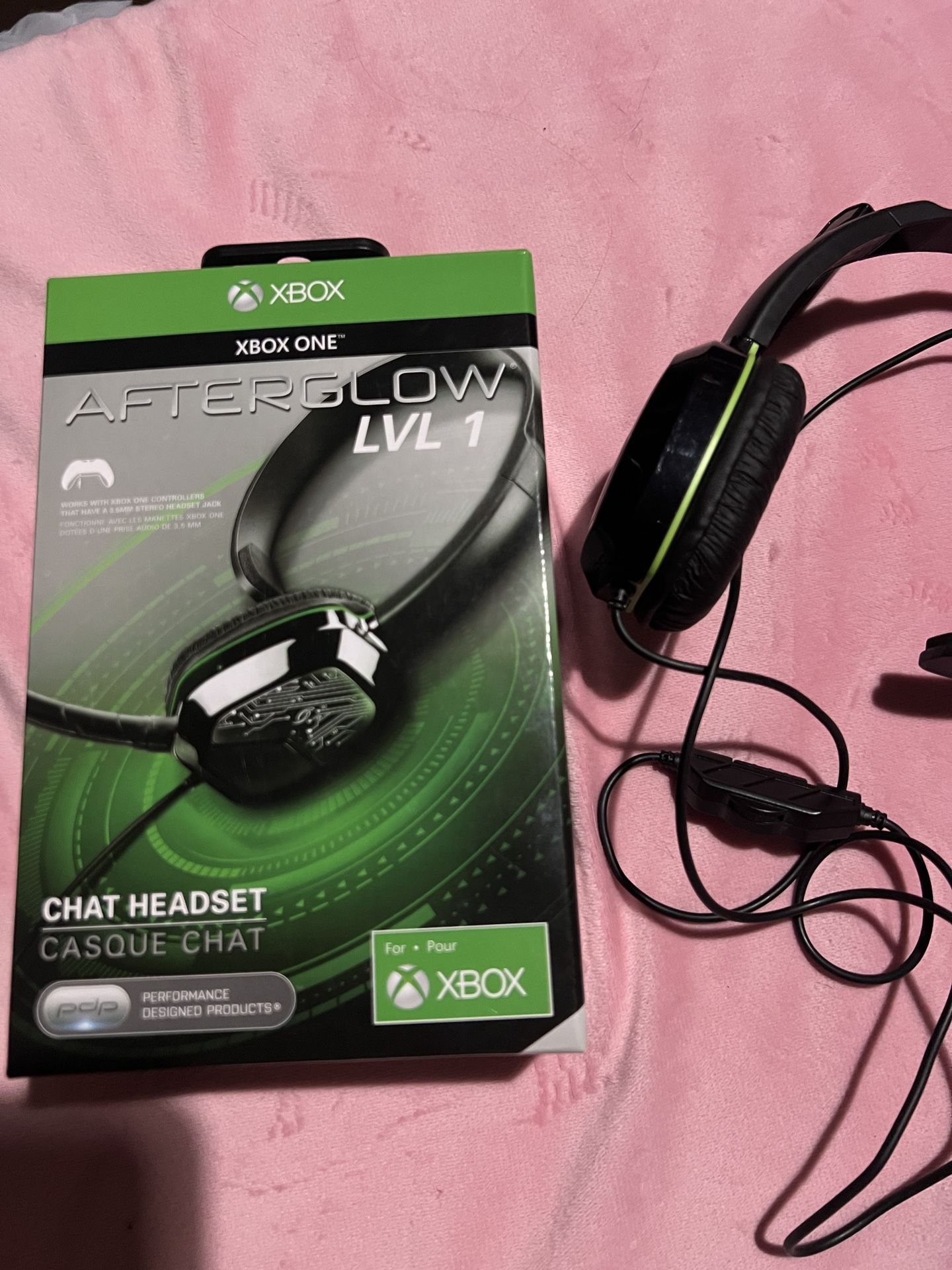 Afterglow LVL 1 Xbox One Chat Headset – With Box