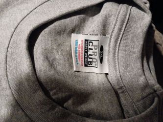 3xl pro club t shirt s heather grey