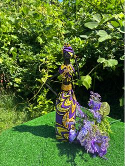Hand made African dolls