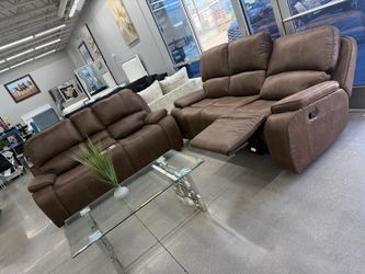 Manual recliner sofa set 🤎🤎💐