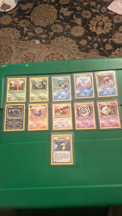 Pokémon cards all first edition