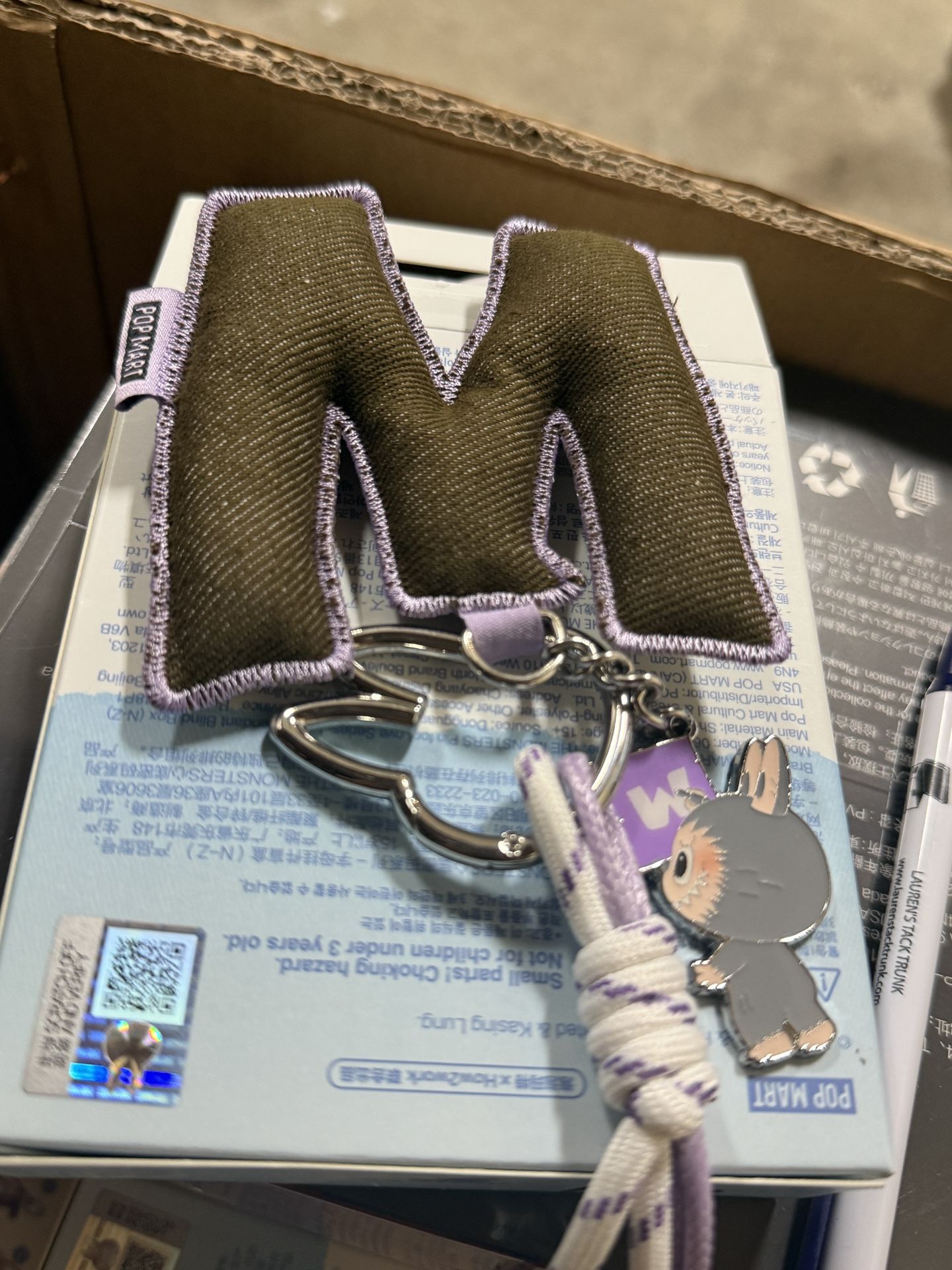 Pin For Love Labubu Key Chain