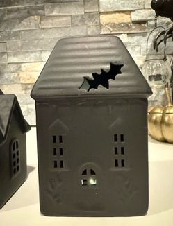 Halloween light up houses $7 each