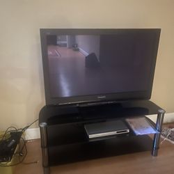 Panasonic TV and TV Stand