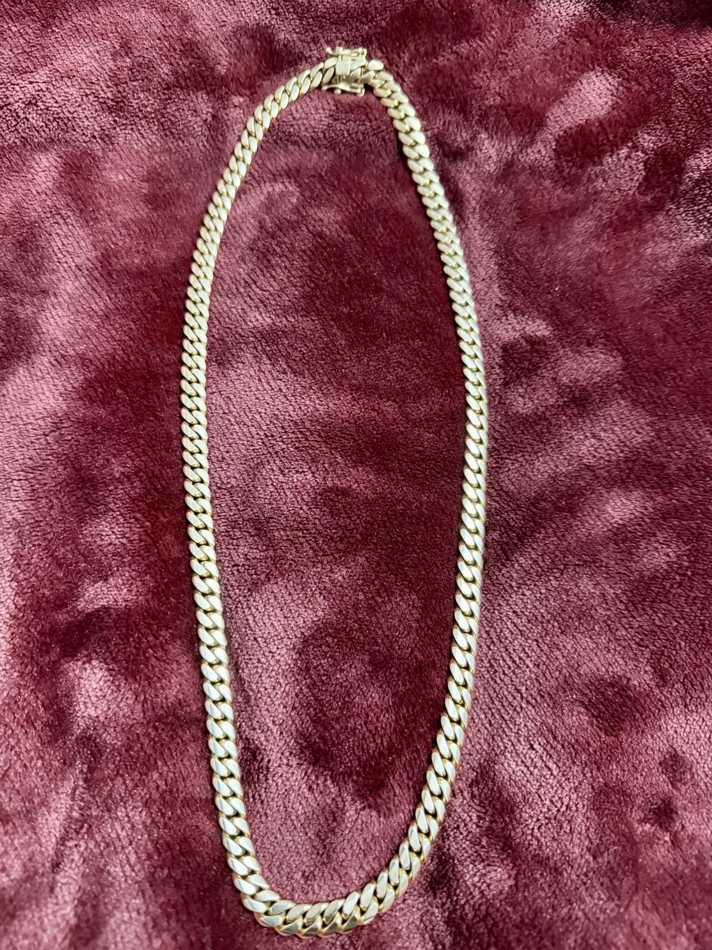 Beautiful 14k Solid Cuban Link Gold Chain