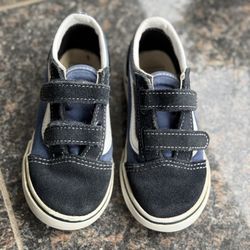 Vans Old School Velcro Toddler Size 9c