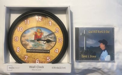 beautiful wall clock with my cd