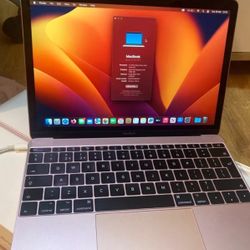 Apple MacBook Air 12", 256GB  - (June, 2017, Rose Gold) final cut, adobe, logic