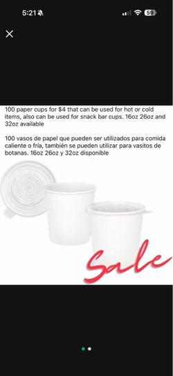 Disposable Paper Cup/Bowl