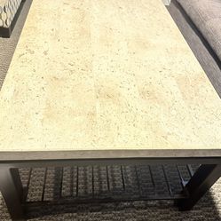 SOLID Travertine Coffee Table