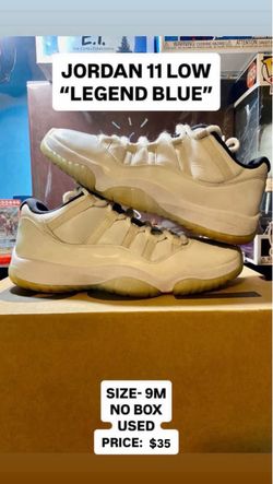 Air Jordan 11 Low Legend Blue Size 9