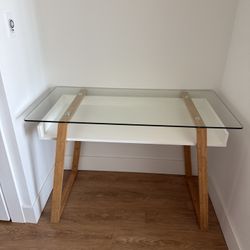 Glass Top Desk