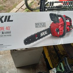 Skill 40 Volt Chainsaw Brand New In The Box