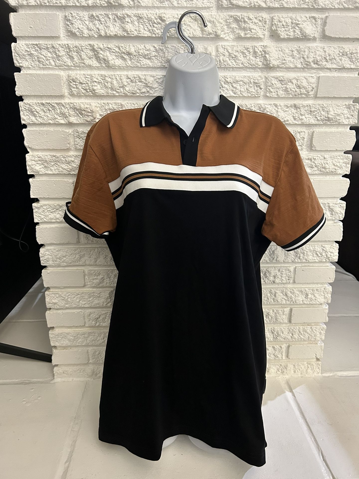 Scott James England Mens Shirt Stretch Short Sleeve Large Brand New With Tag