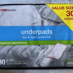 Underpads/Pee pee Pads 30 Pack 