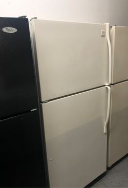 Beige refrigerator