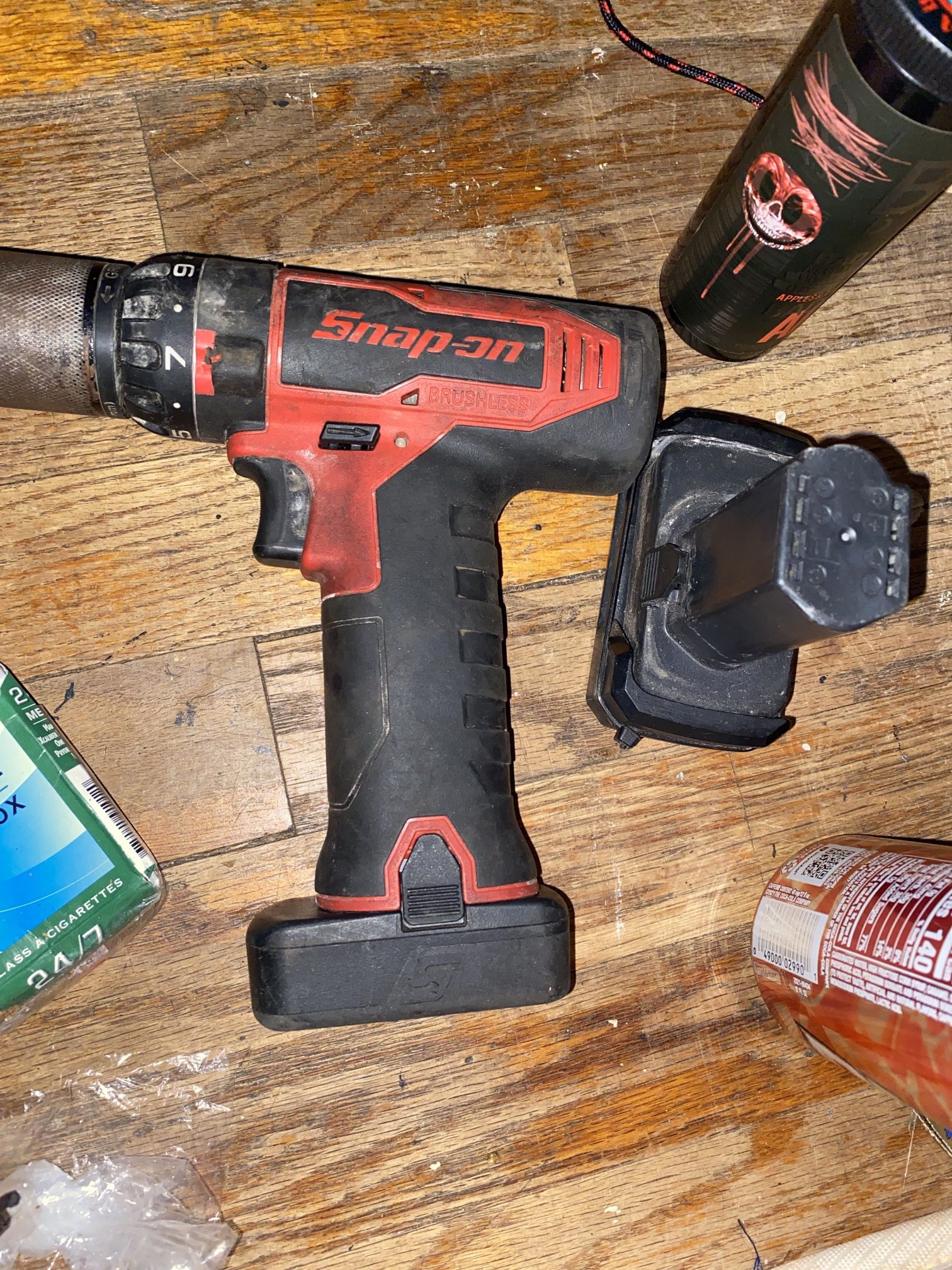 Snap On Drill And Batteries