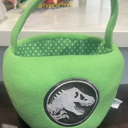 Jurassic Park Jurassic World Universal Studios T Rex Egg Hunting Bucket