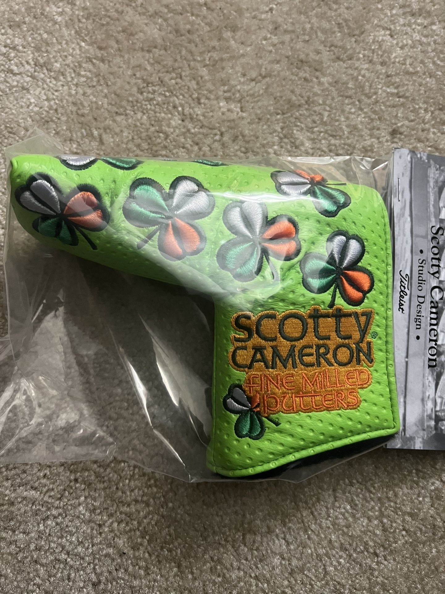 NEW Scotty Cameron St. Patrick's Day Tricolour Clover $125