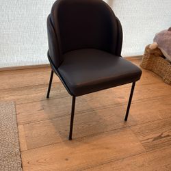 Rove concepts Leather Dining chairs