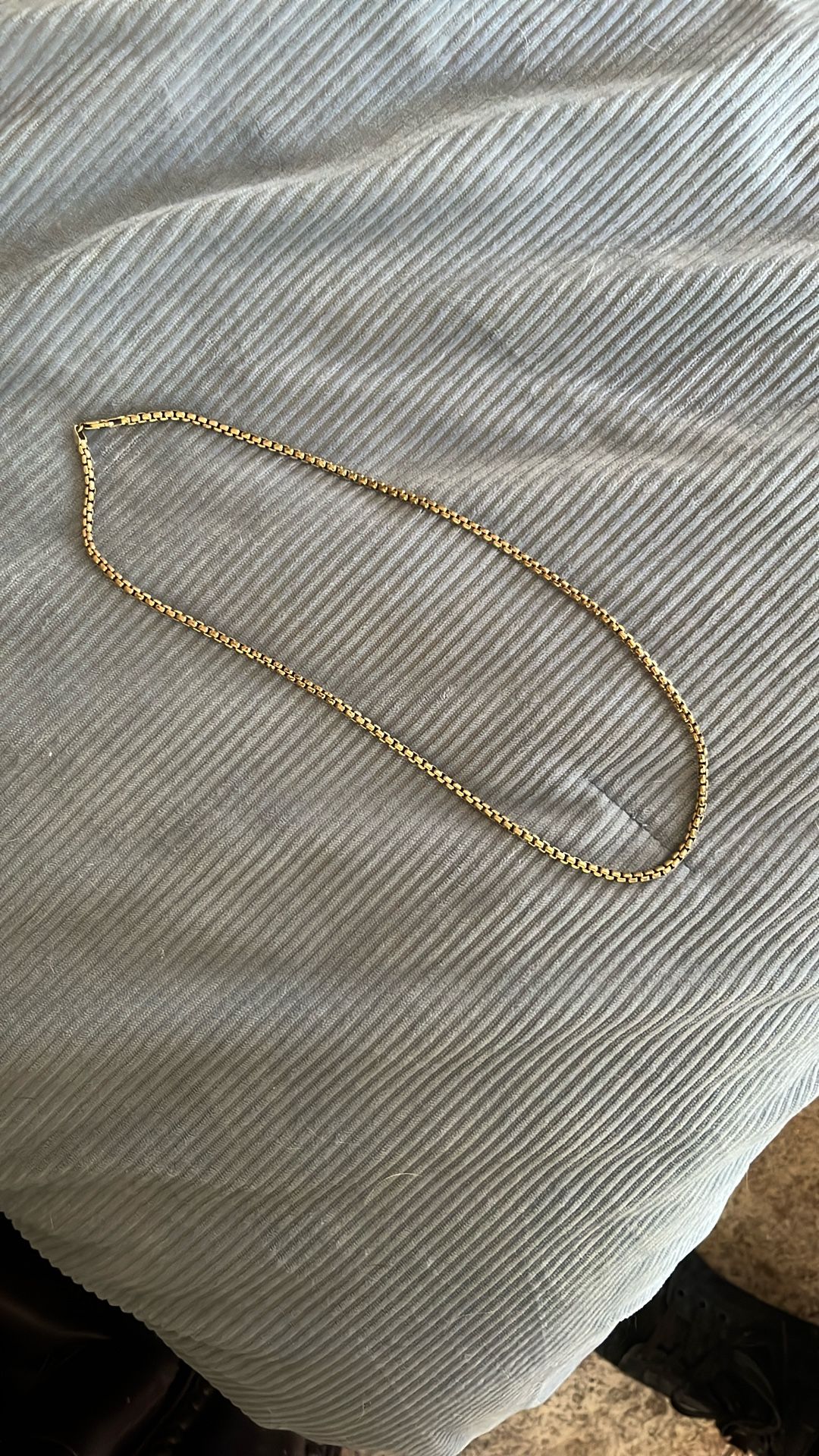 Gold plated box Chain
