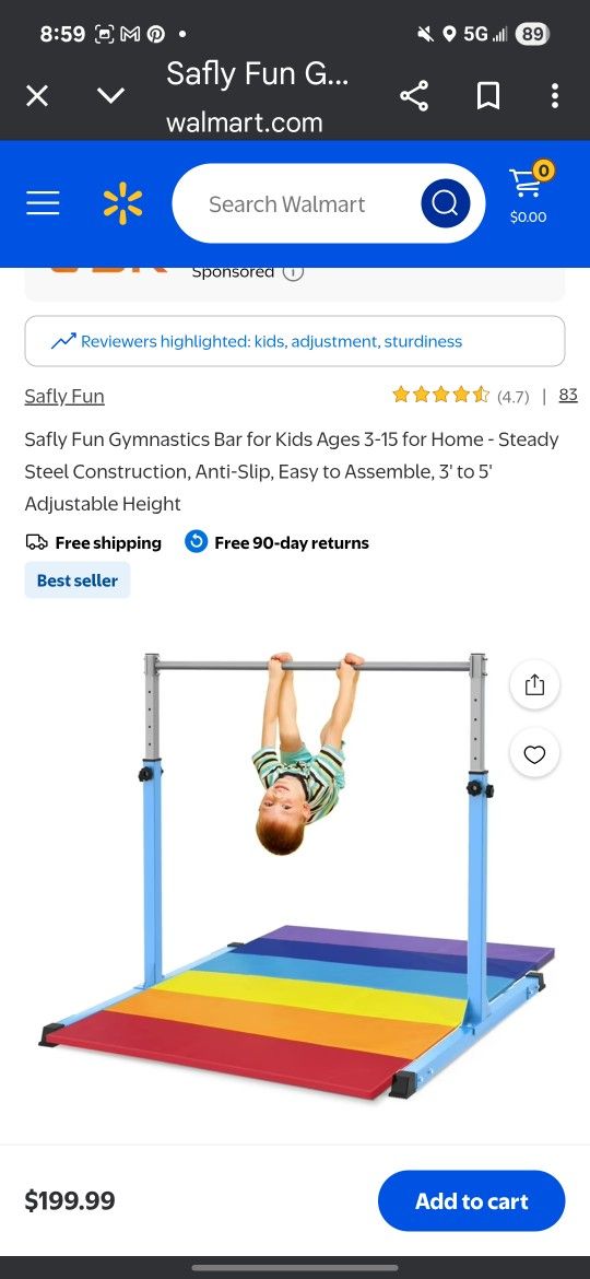 Gymnastics Bar