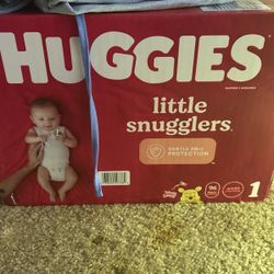 Huggies Diapers (Count 96 size 1)