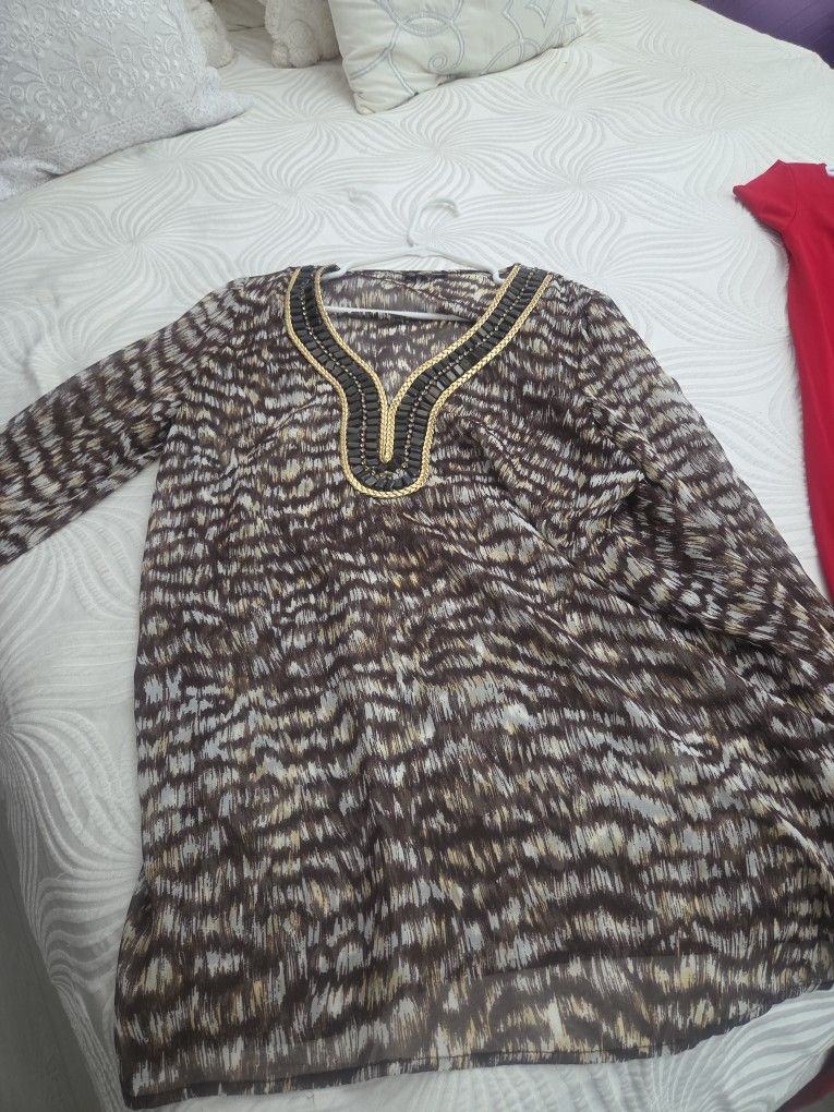 Adrienne Vittadini Tunic Size Large