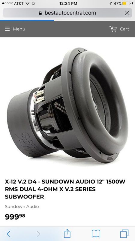 X-12 D4 SUNDOWN AUDIO 12