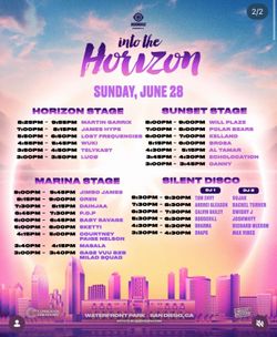 2 Sunday  - Into The Horizon Festival San Diego
