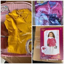 New Girls On The Go Or Our Generation 18” Doll Outfits With Shoes $10 Each 