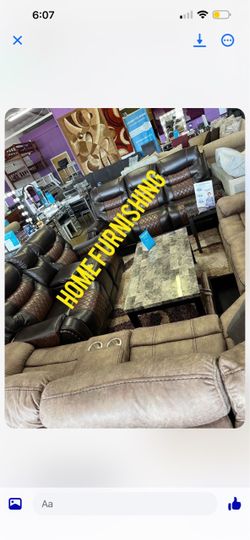 Furniture living room leather