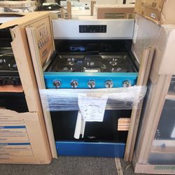 New Whirlpool Stainless Steel Gas Stove