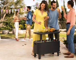 Keter Bevy Bar 2-in-1 Pop-Up Table and Cooler