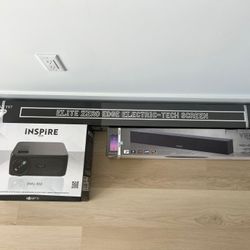 Complete Home Theater System – Projector, Electric Screen & Soundbar
