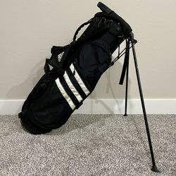 ADIDAS ‘3-Stripes’ Black Stand Golf Bag