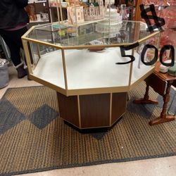 Glass Display Table