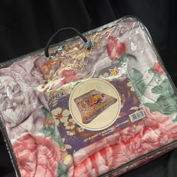 Embossed Floral Blanket