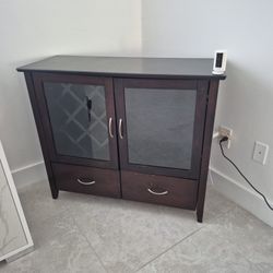 Wood Alcohol Cabinet $50 OBO