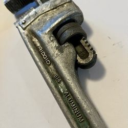 Vintage RIDGID 814 14" Aluminum Straight Pipe Wrench