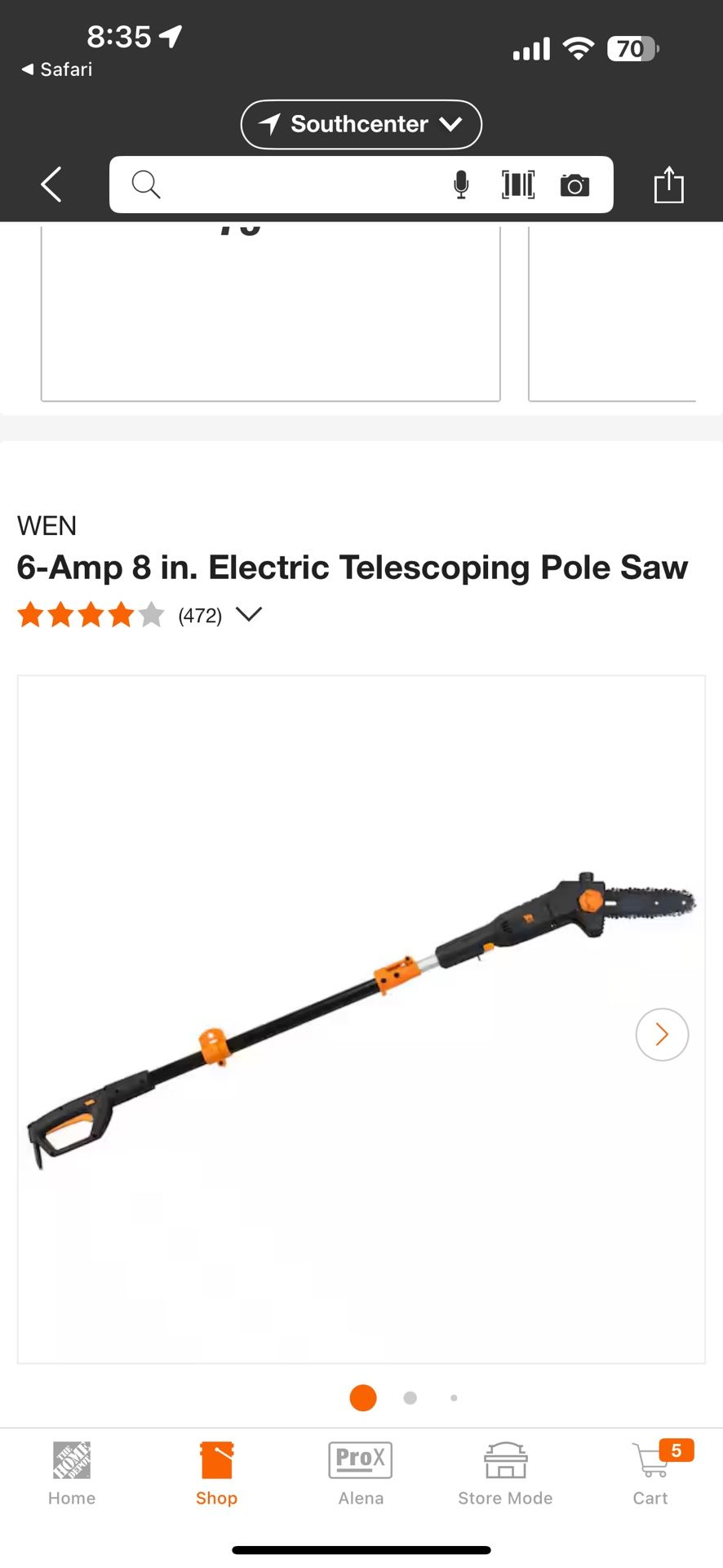 Chain Saw Pole